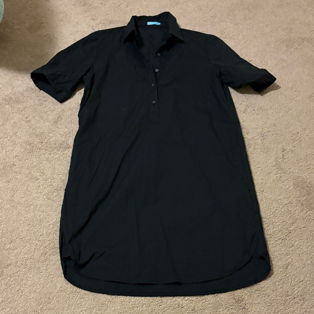 J. McLaughlin Black Shirt Dress